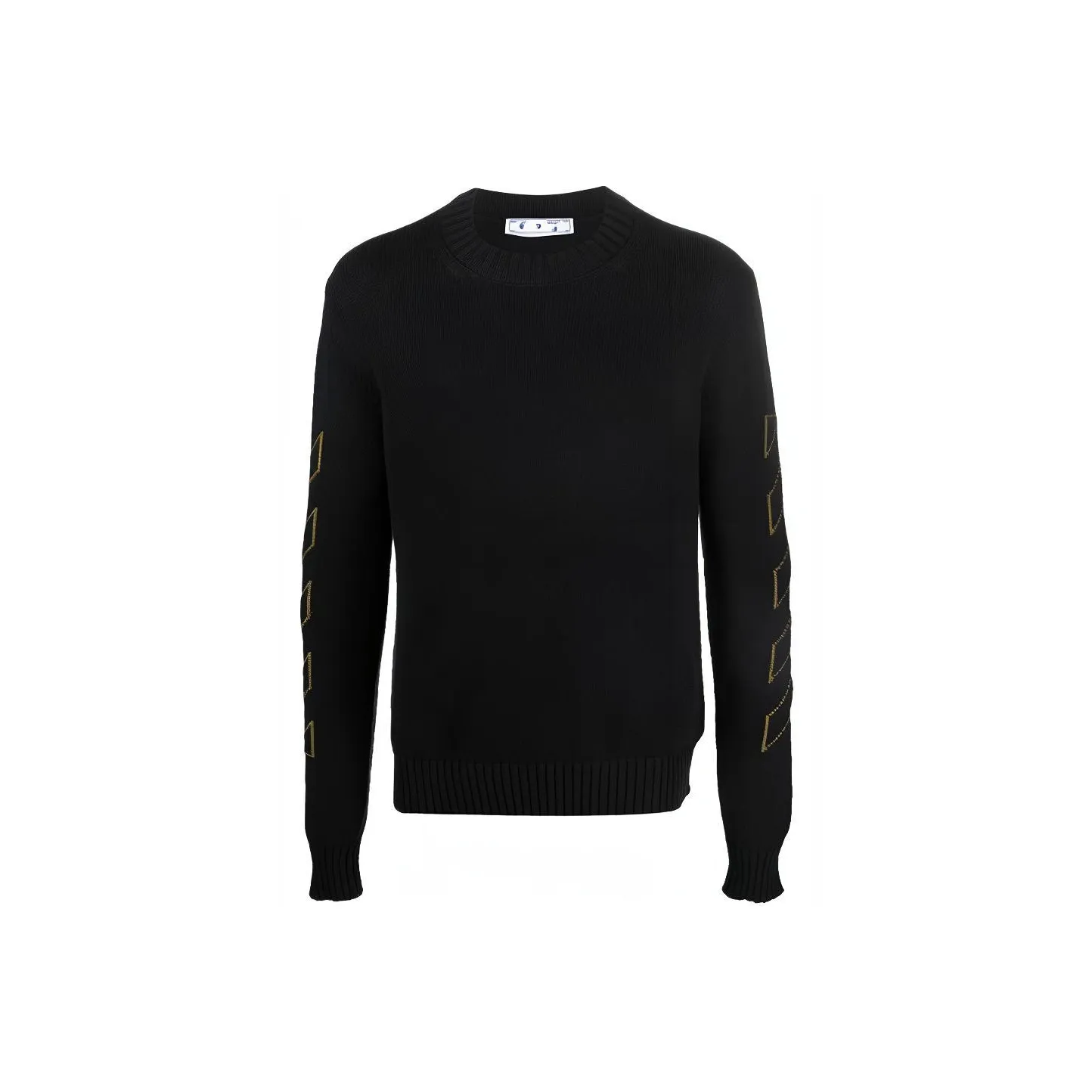 Off Белый FW21 Черный Мужские Свитера