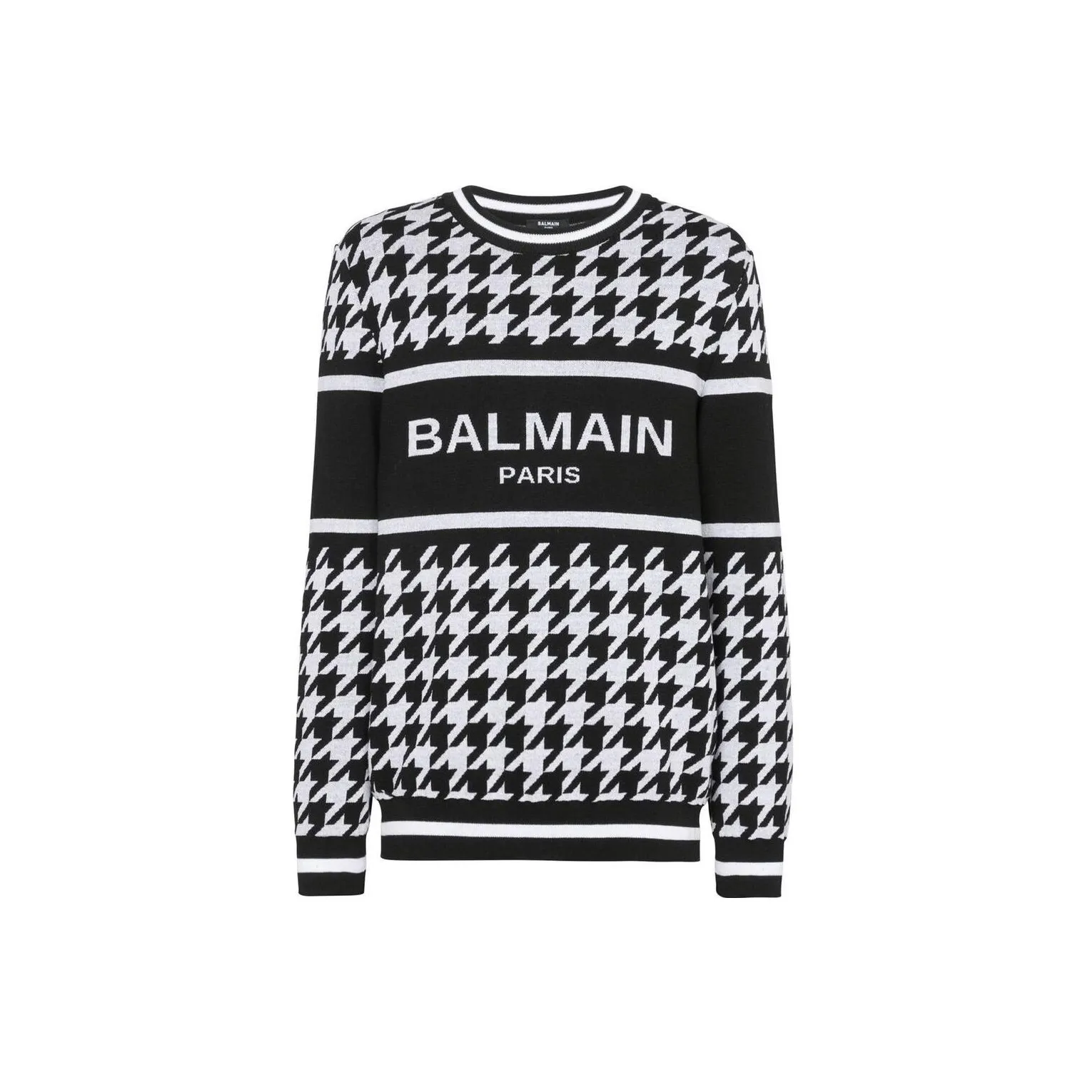 BALMAIN Черные Мужские Свитера