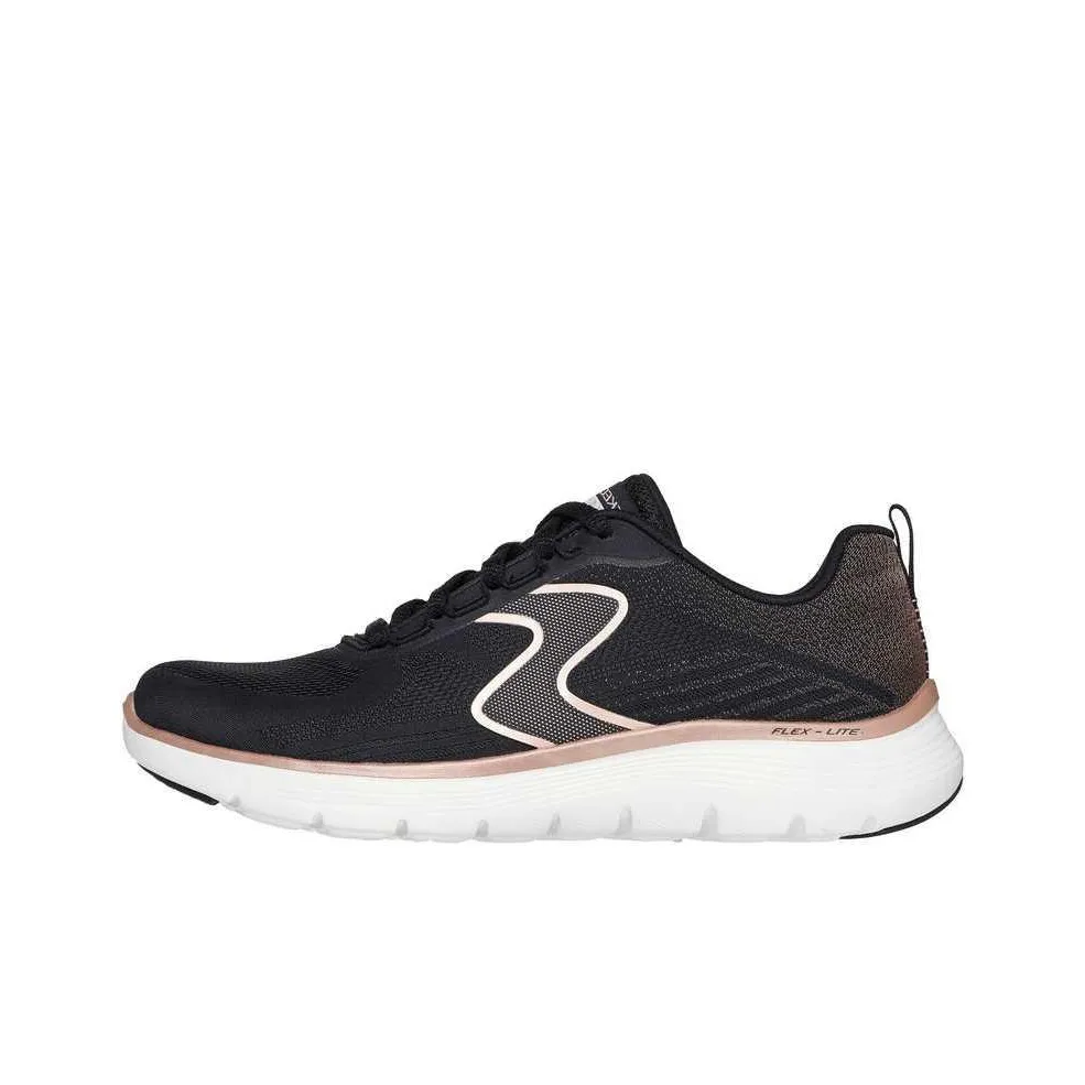 Skechers Flex Appeal 5.0 Low Top Casual Shoes Women's Black Pink