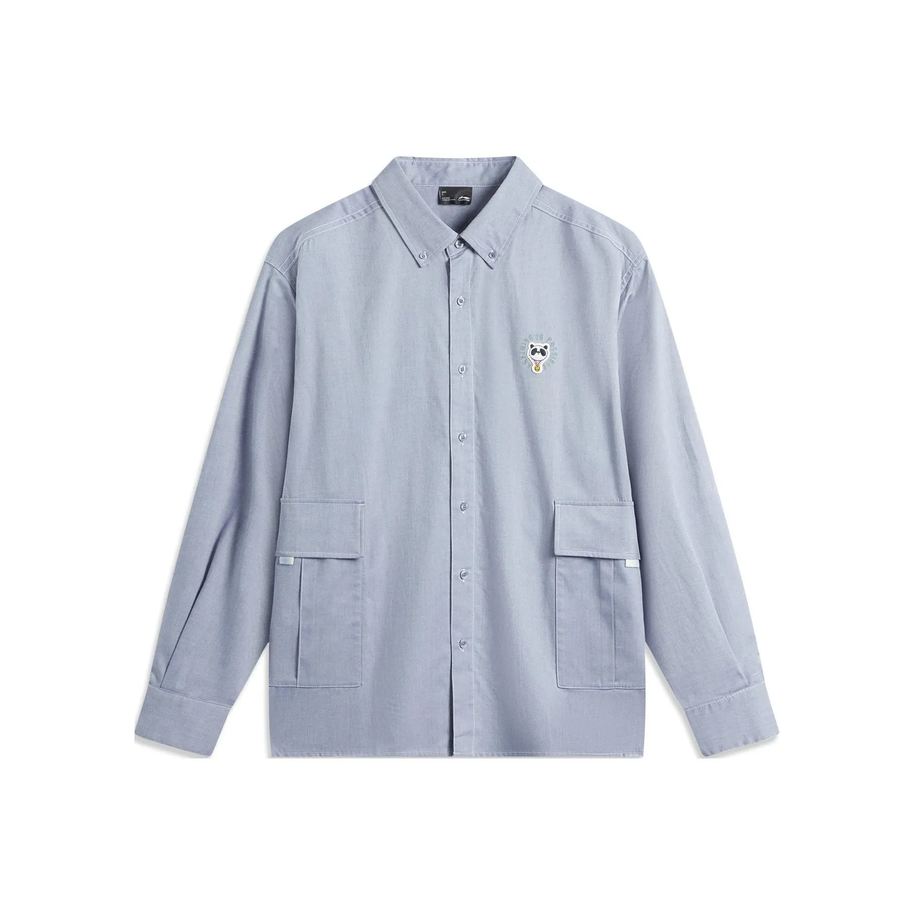 LiNing Sports Life Collection Shirt Men's Sea Salt Blue