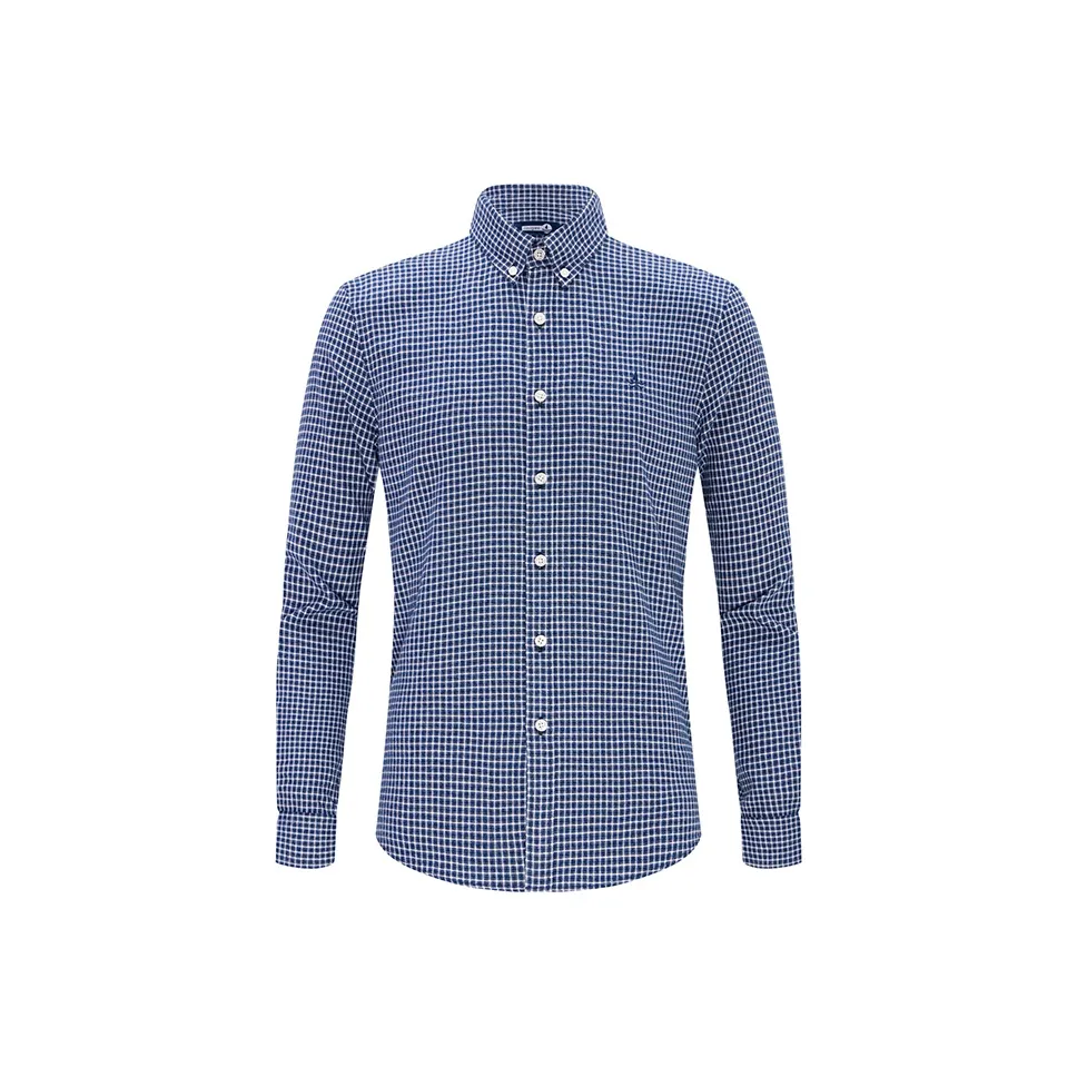 NAVIGARE Рубашка Мужская Морской Синий Белый