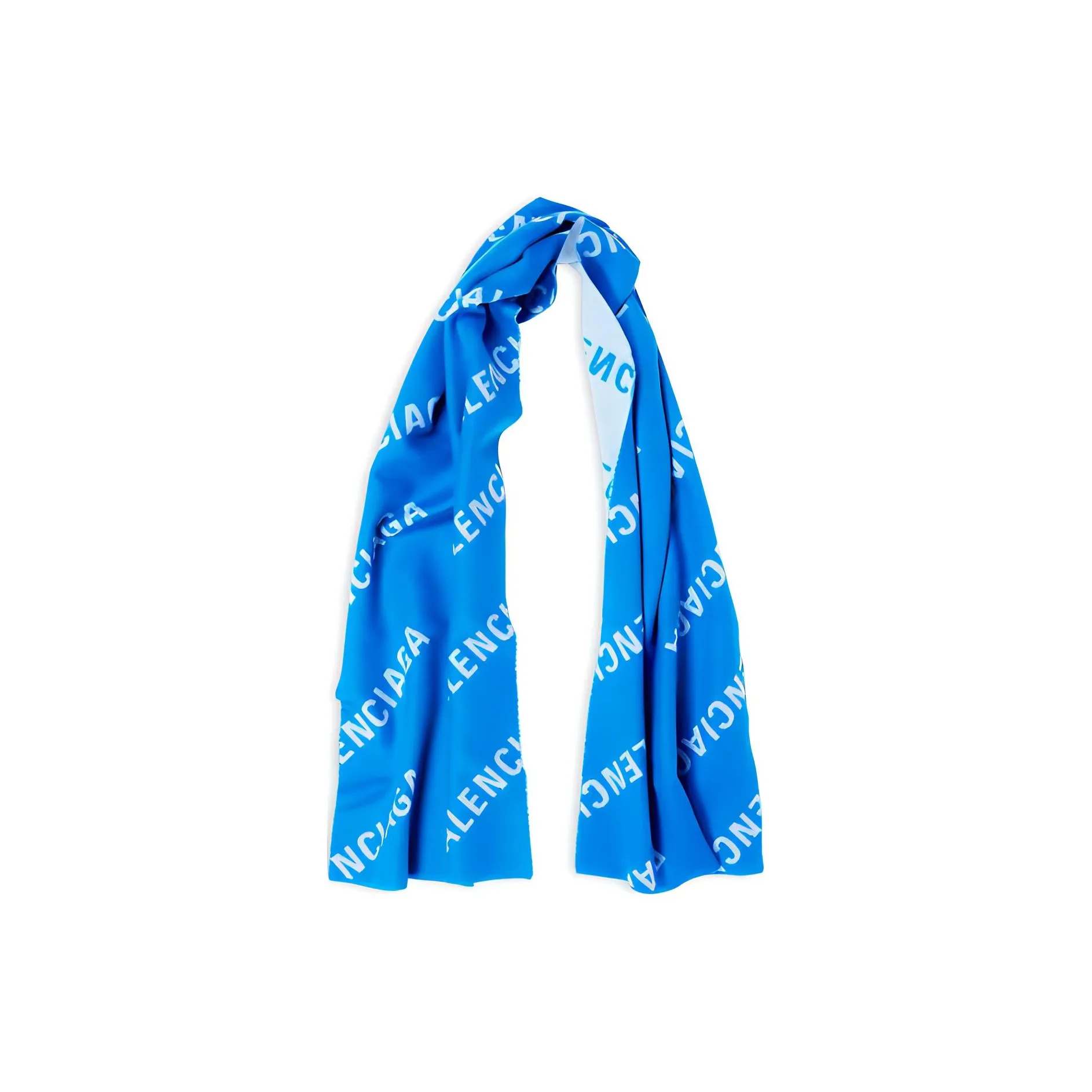 Balenciaga All Over Logo Scarf