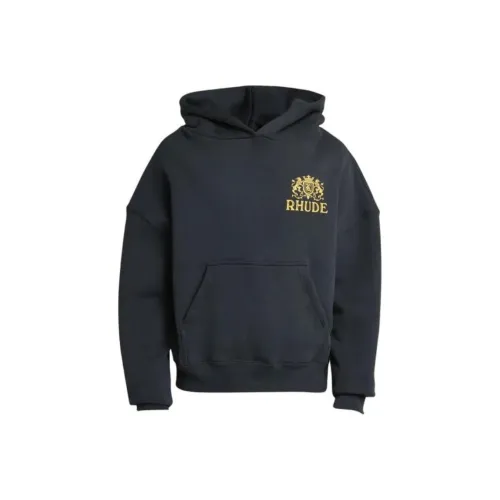 Rhude Черный Мужские Толстовки