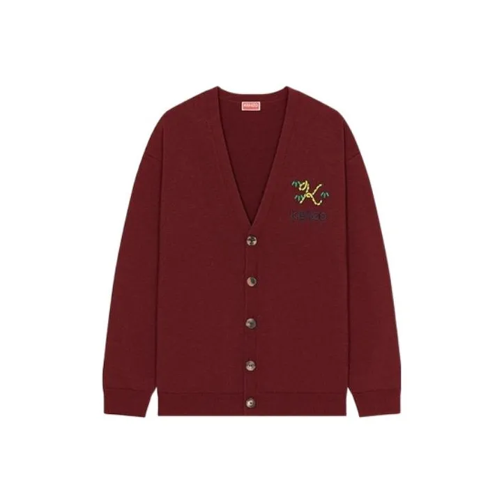 KENZO Мужские Свитера Бордового Цвета