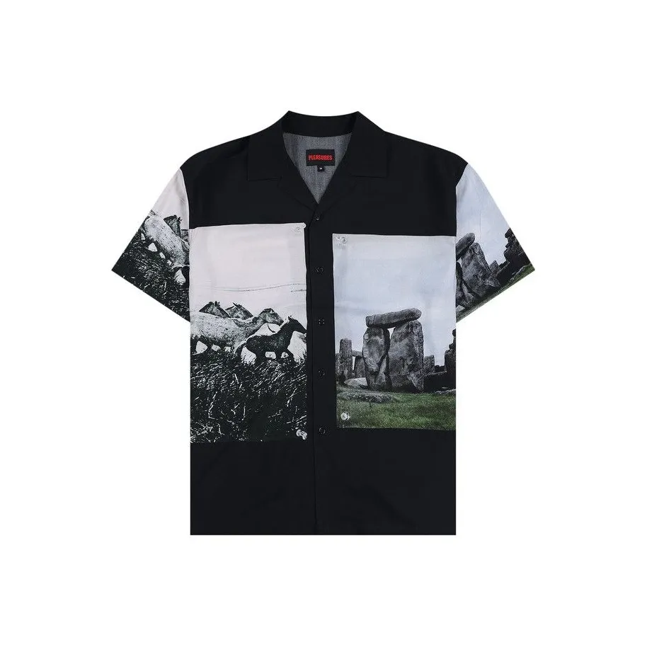 PLEASURES Black Унисекс Рубашки