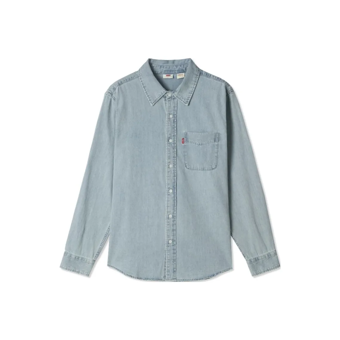 Levis Светло-Синие Мужские Рубашки