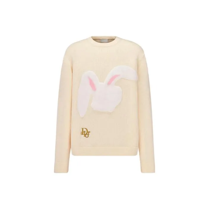 DIOR SS23 Chinese New Year Sweaters Men's Ecru