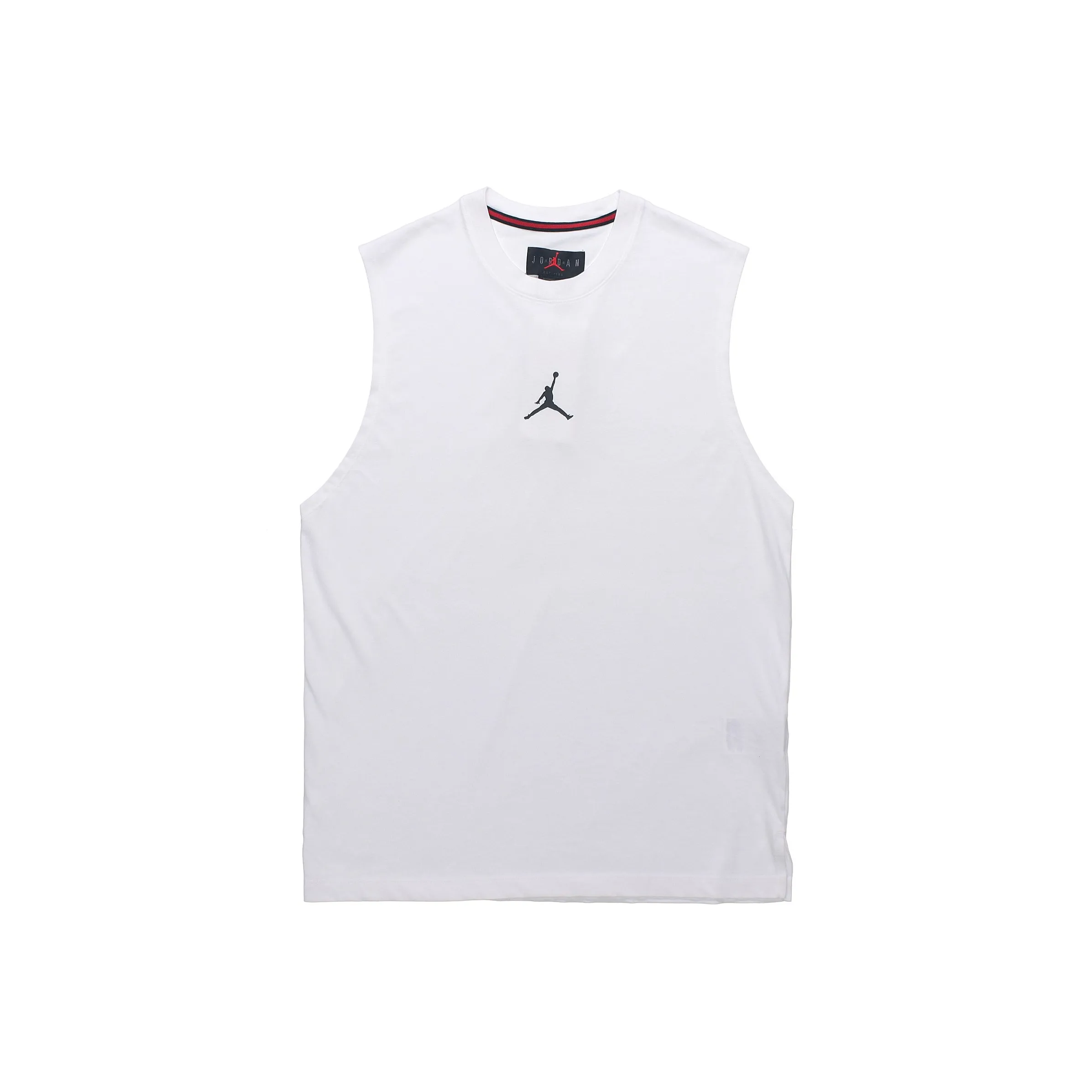 Jordan Air Men's Training Quick Dry Knit Crewneck Sleeveless Tank White