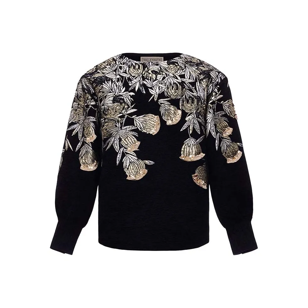 VALLEYOUTH Shirt Unisex Black Gold