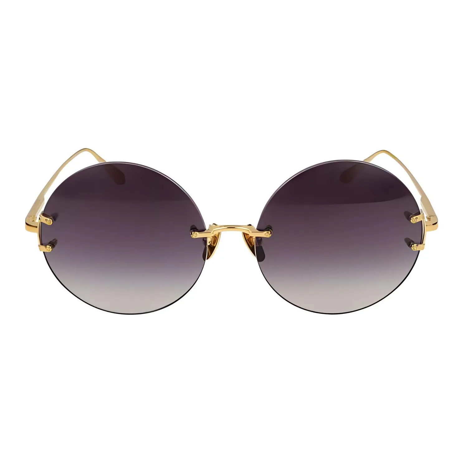 Linda Farrow Round Frame Sunglasses