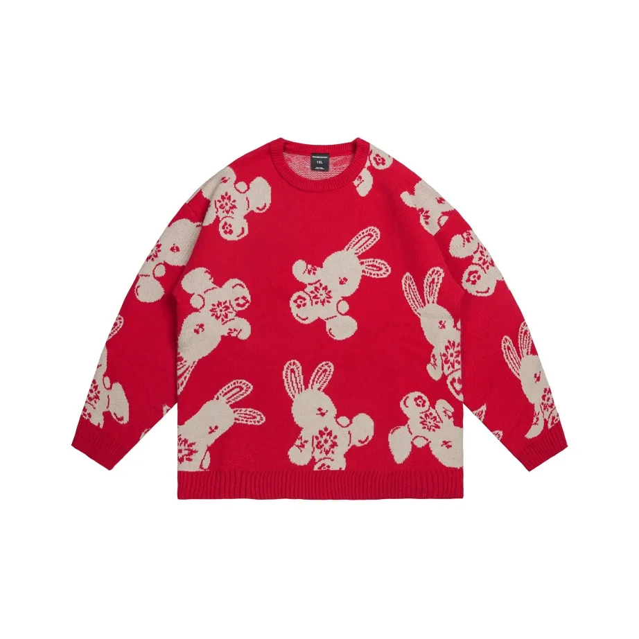 WAYNEXZAVIER Sweaters Men's Red