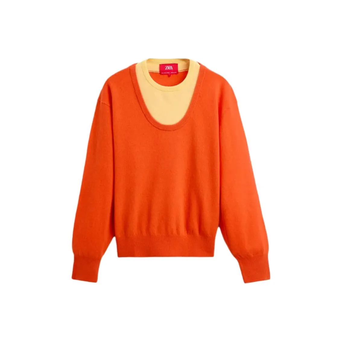 ZARA HARRY LAMBERT Co Бренд Апельсин Унисекс Свитеры