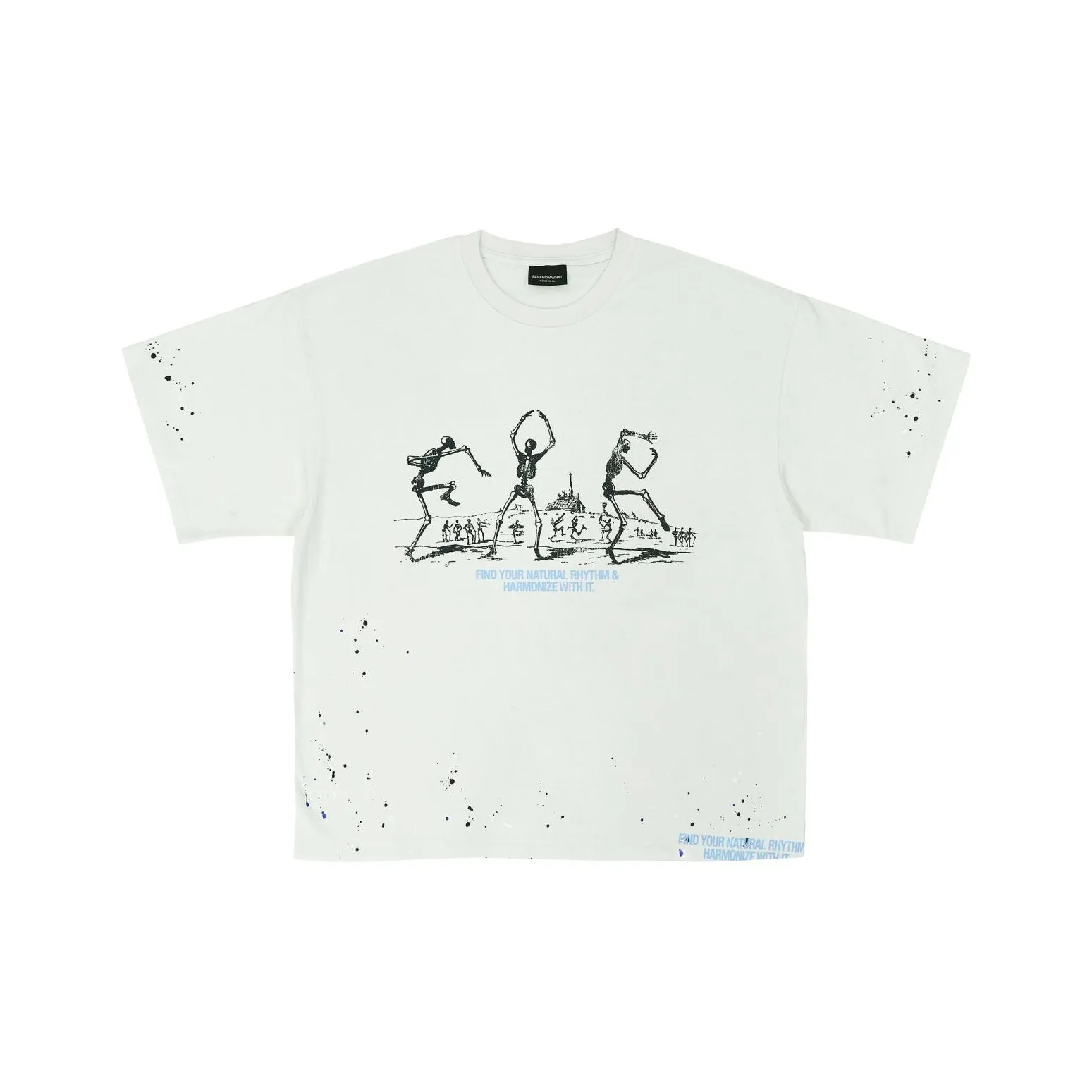 FARFROMWHAT T-Shirt Унисекс Белый