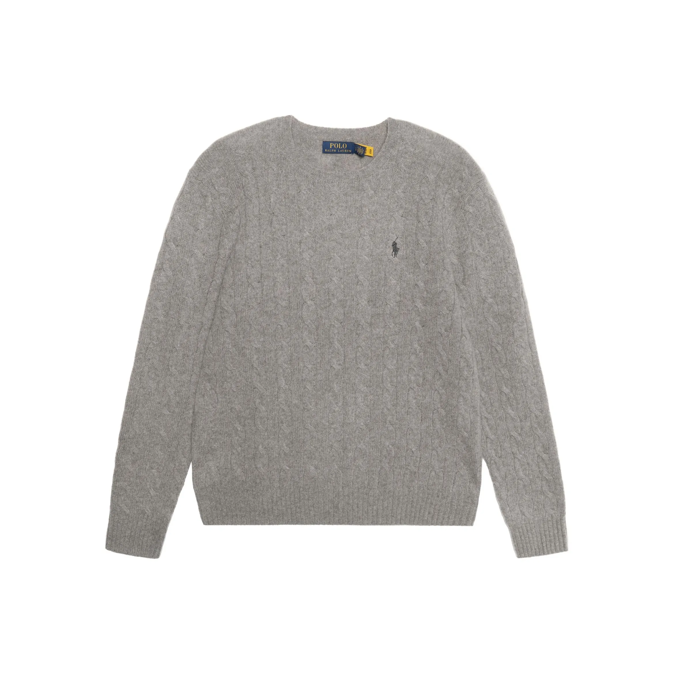 Polo Ralph Lauren SS23 Кашемир Свитер Мужской Фотиния Серый