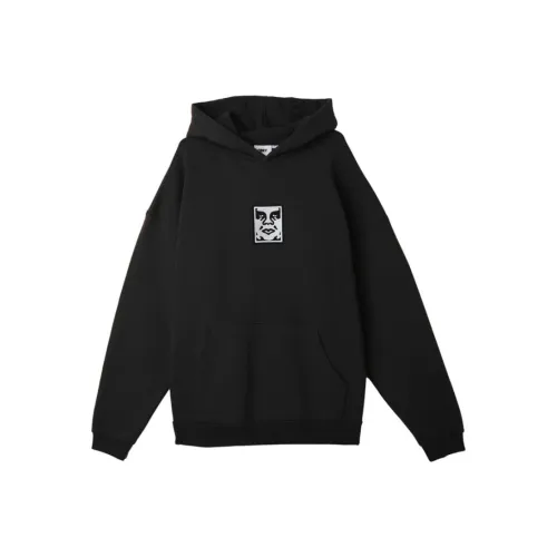 Obey Черный Мужские Свитшоты