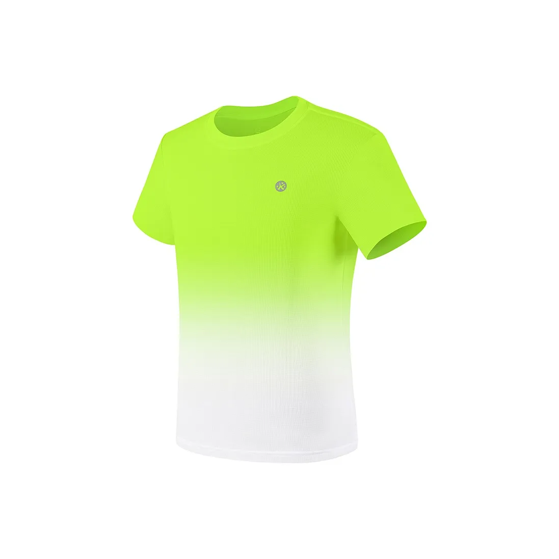 BMAI Бег Т-Рубашка Мужская Неоновый Зеленый Белый Шторм