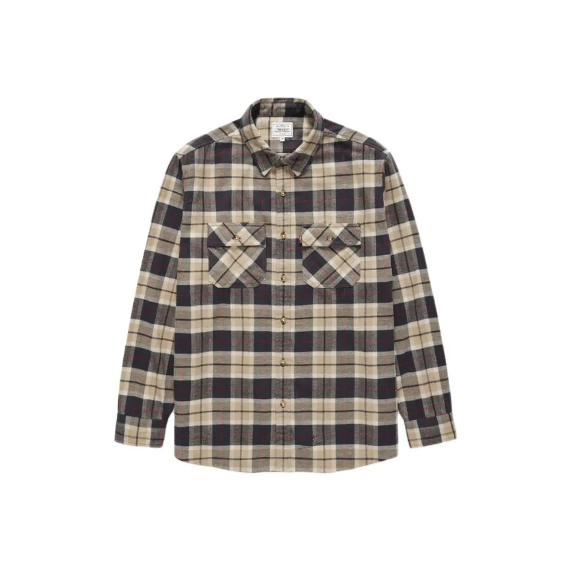 Jjjjound X Levis JJJJound Collaboration Shirts Unisex Khaki