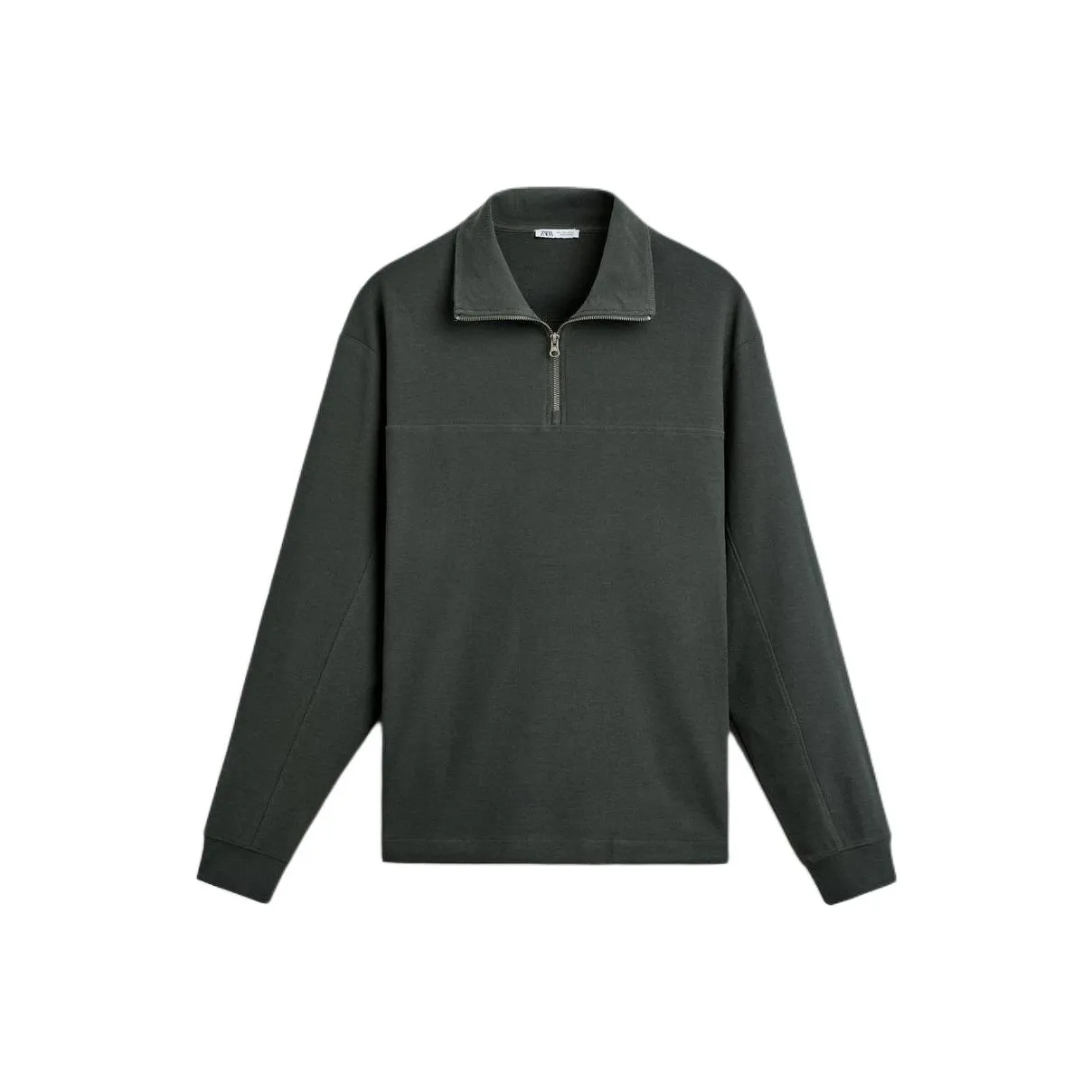 ZARA Толстовка Мужской Угольный Серый