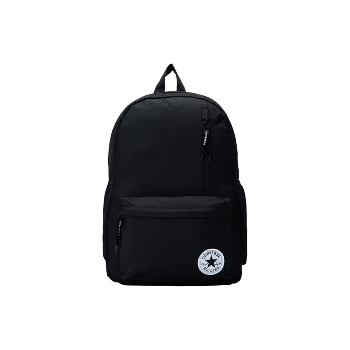 Converse Polyester Backpack Student Backpack Medium Size Unisex Black