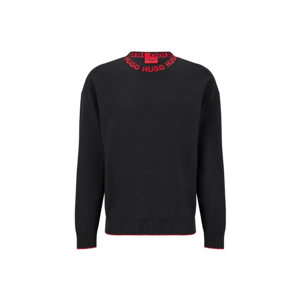 HUGO BOSS Logo Intarsia Oversize Fit Jumper