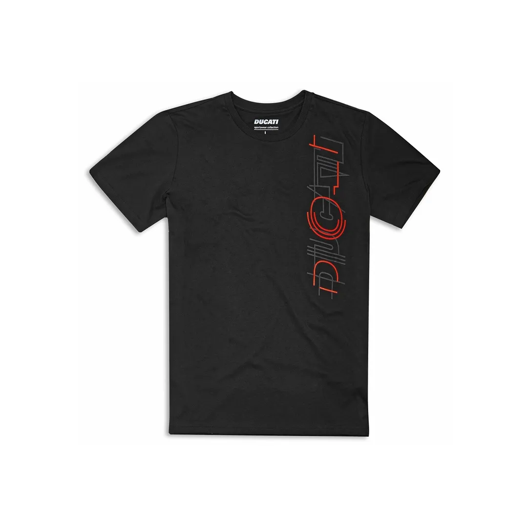 Dukati Черная Унисекс Футболка