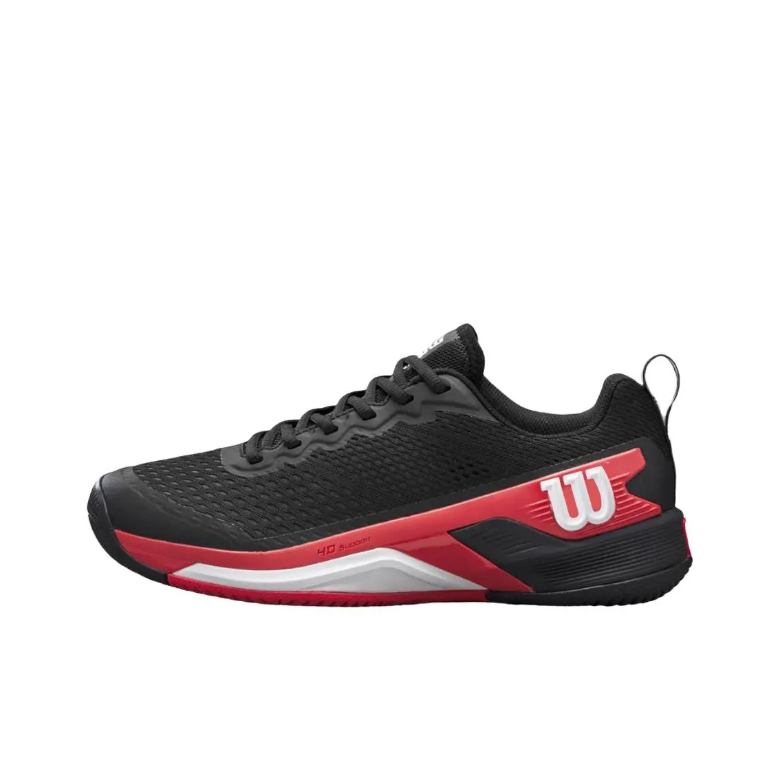 Wilson RUSH PRO 4,5 Slip Устойчивый к истиранию Низкий Топ Теннисные Кроссовки Мужские Черные