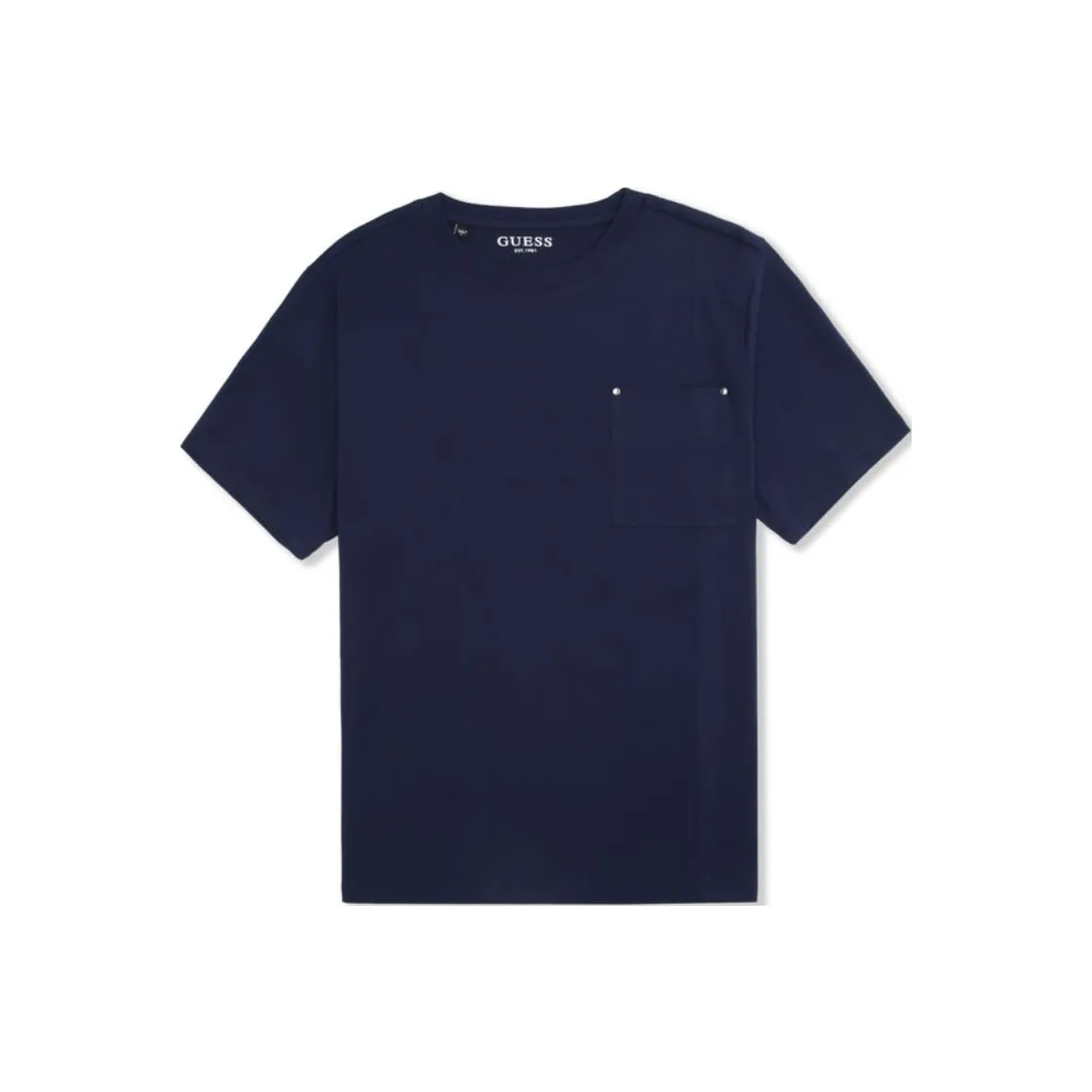 GUESS T Shirts Men's Navy Blue