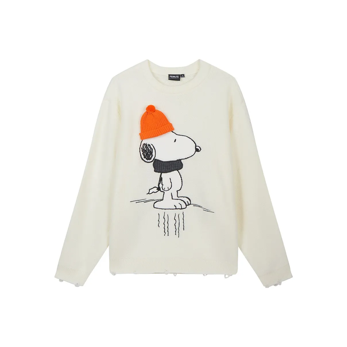 FUN X Snoopy Свитер Унисекс Белый