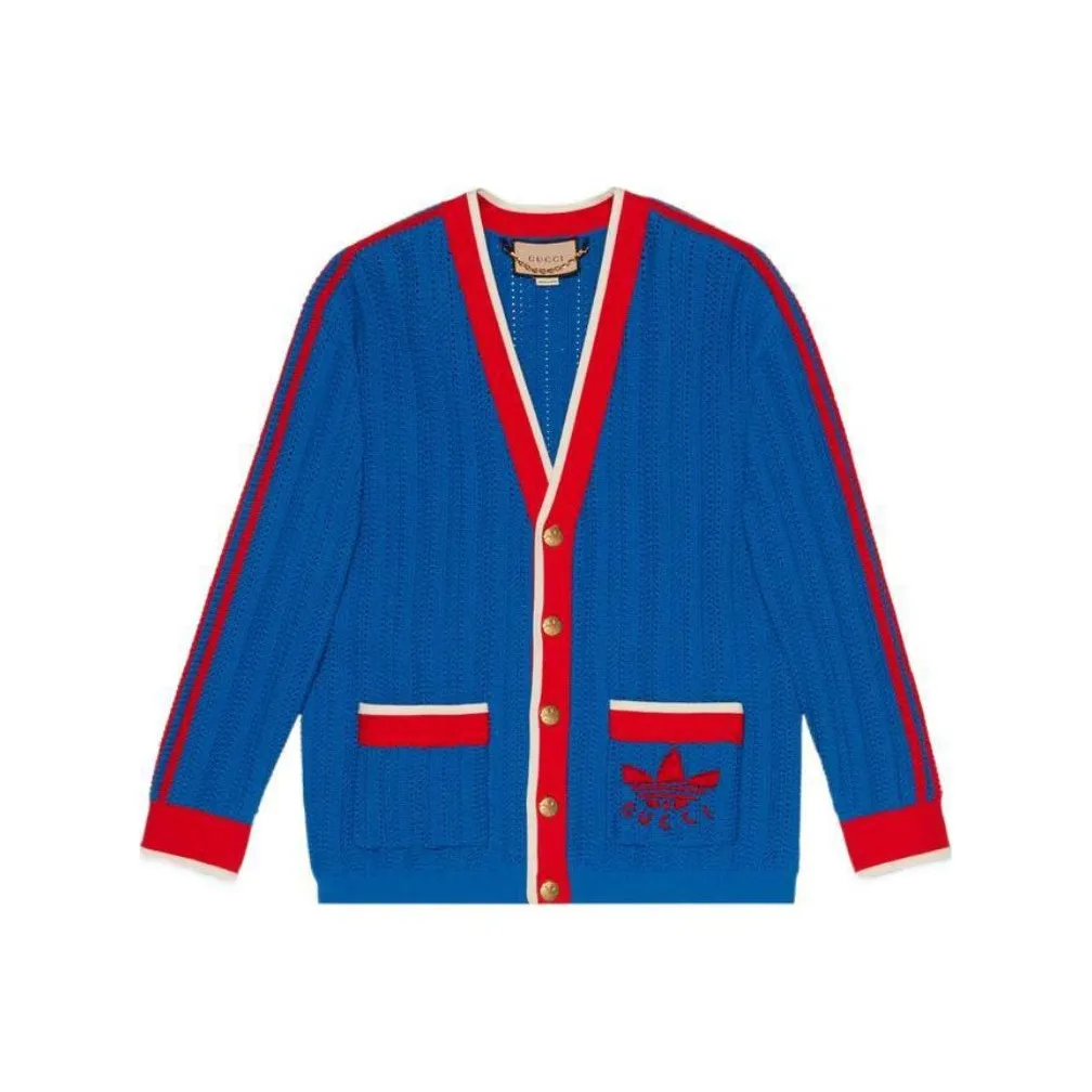 GUCCI x Adidas Originals FW22 Sweater Men's Blue