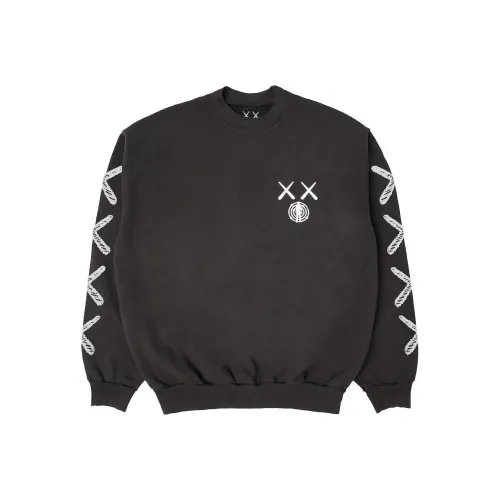 KAWS Черный Мужские Свитшоты