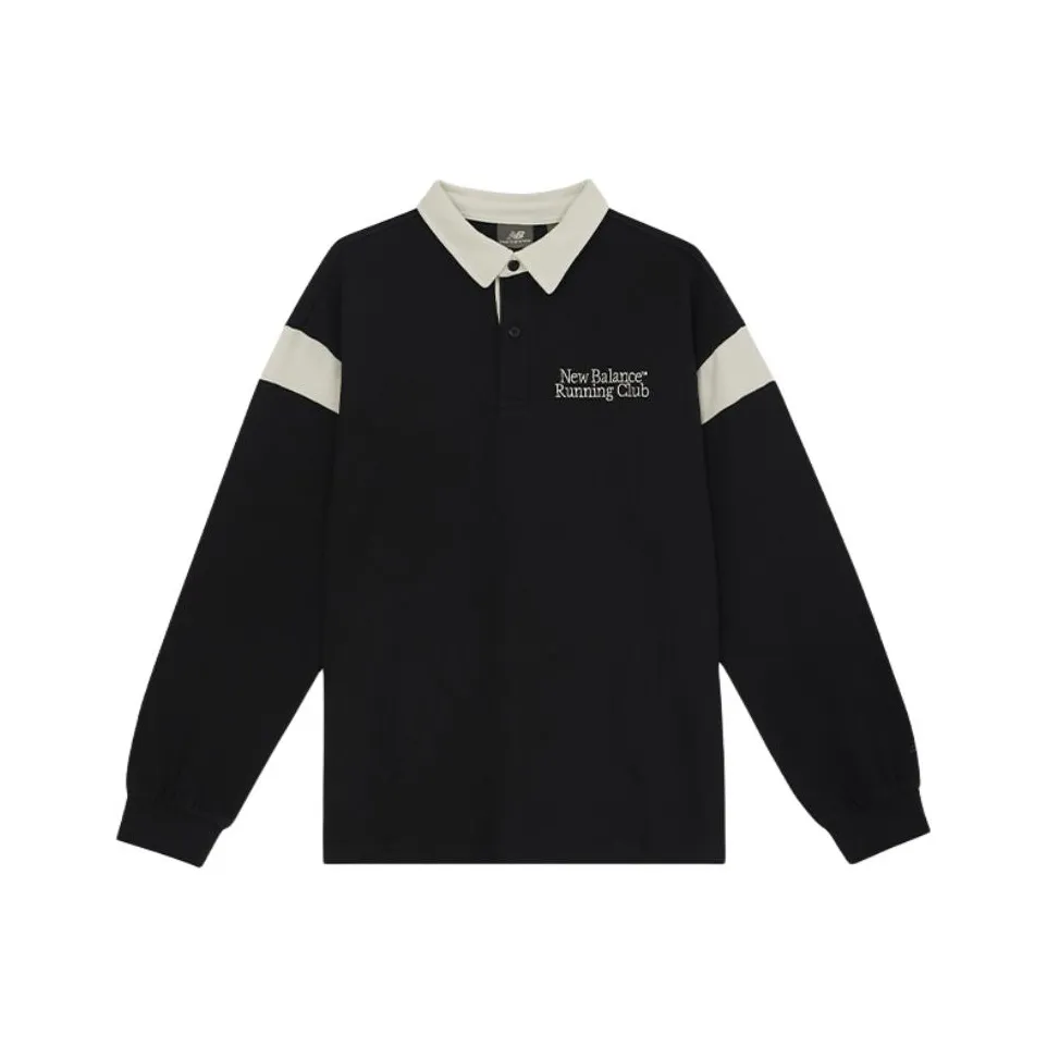 New Balance Поло Мужское Черное