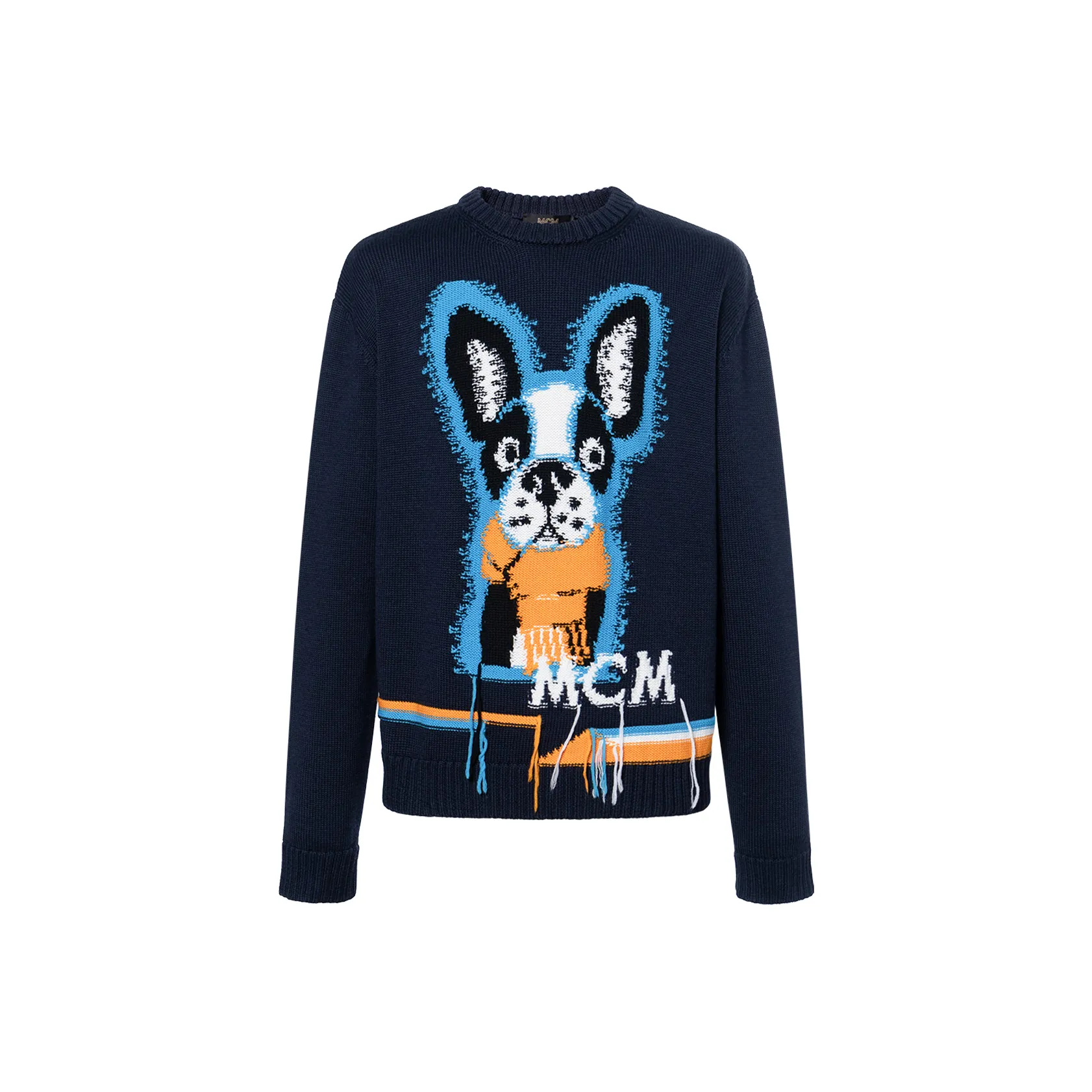 MCM Темно-синие мужские свитеры