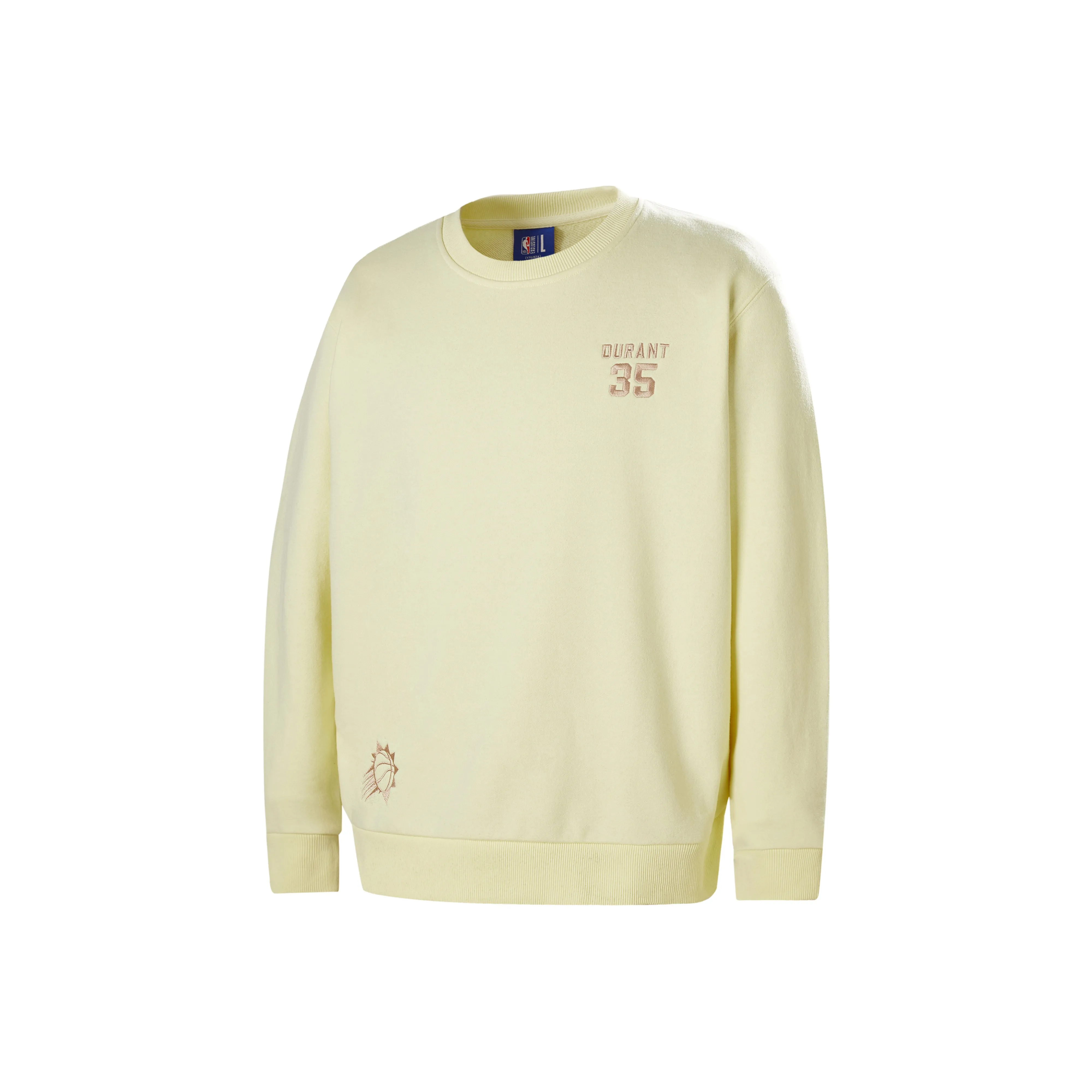 NBA Phoenix Sun KD Толстовка Унисекс Light Желтый