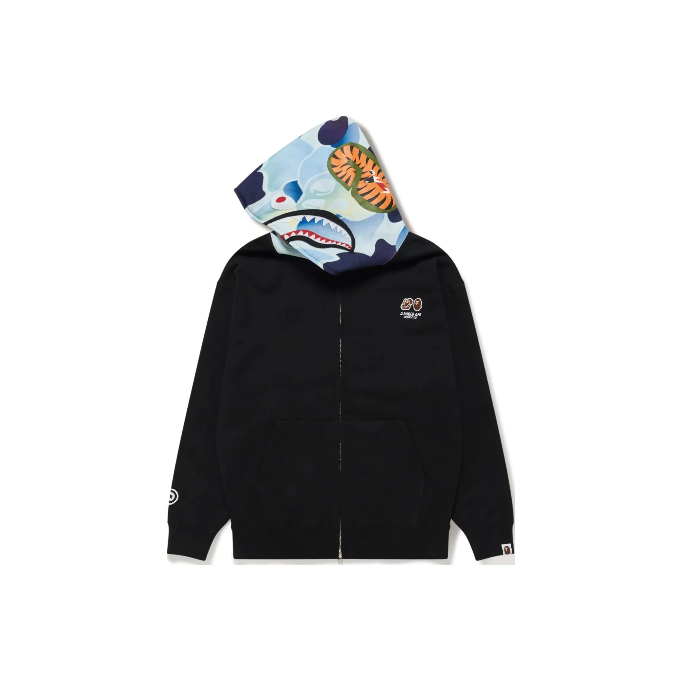 Bape X Bored Ape Yacht Club Shark Full Zip Hoodie