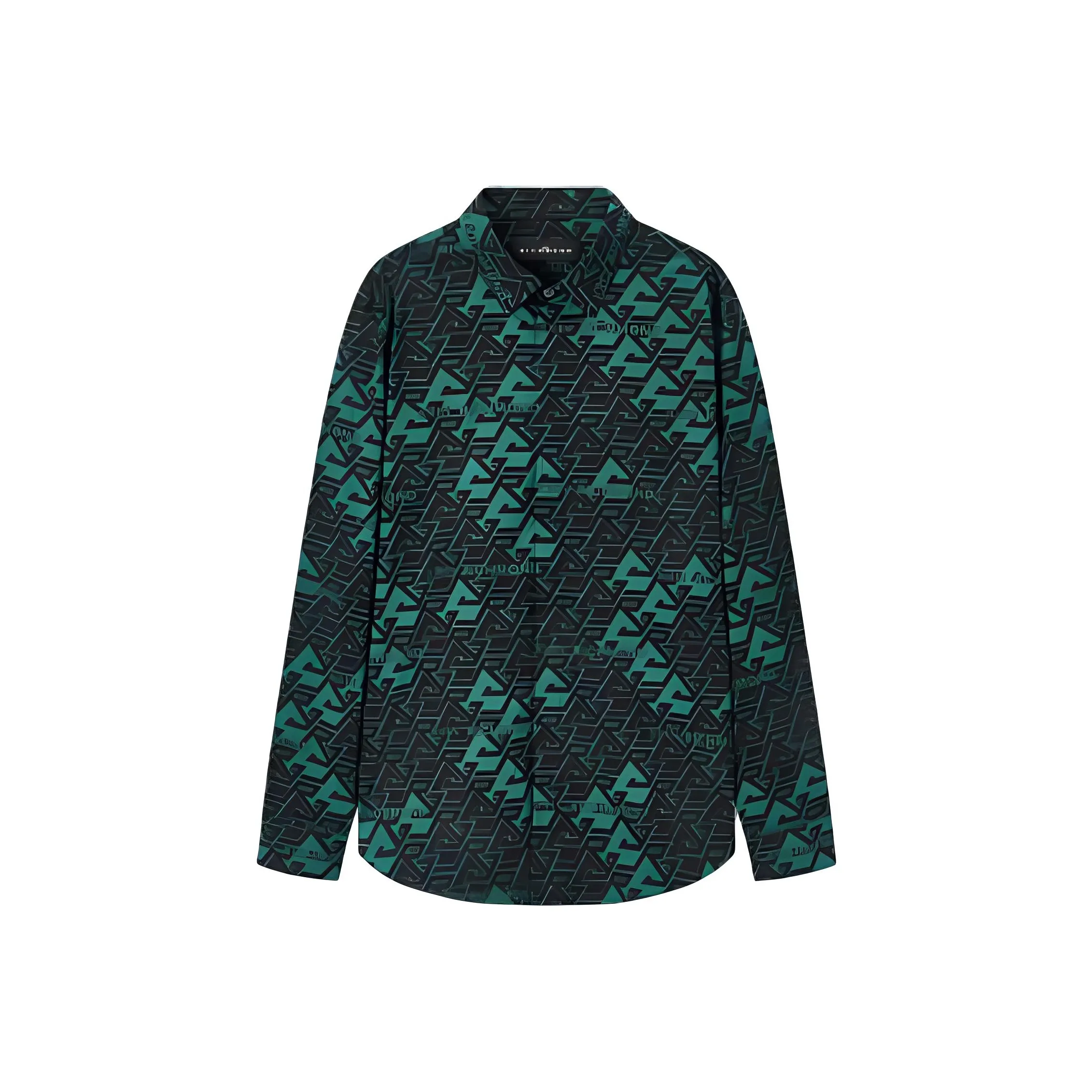 JOHN RICHMOND Рубашка Мужская Средняя Зеленая