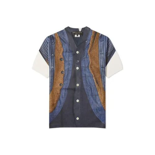 COMME Des GARCONS HOMME PLUS Blue Мужские Рубашки