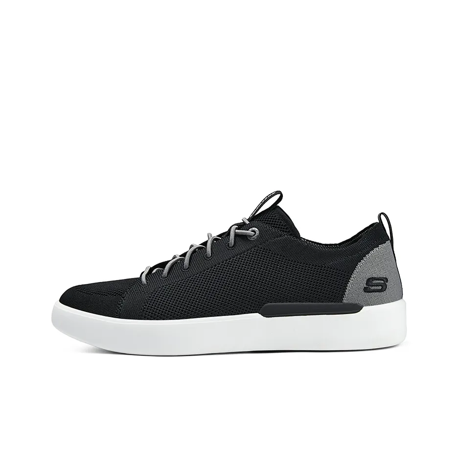 Skechers MENS USA STREET WEAR Low Top Skateboard Shoes Men's Black