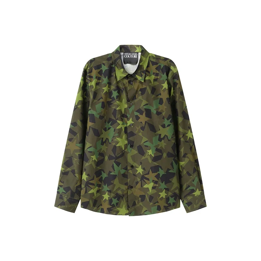 VERSACE JEANS COUTURE Рубашка Мужская Зеленая