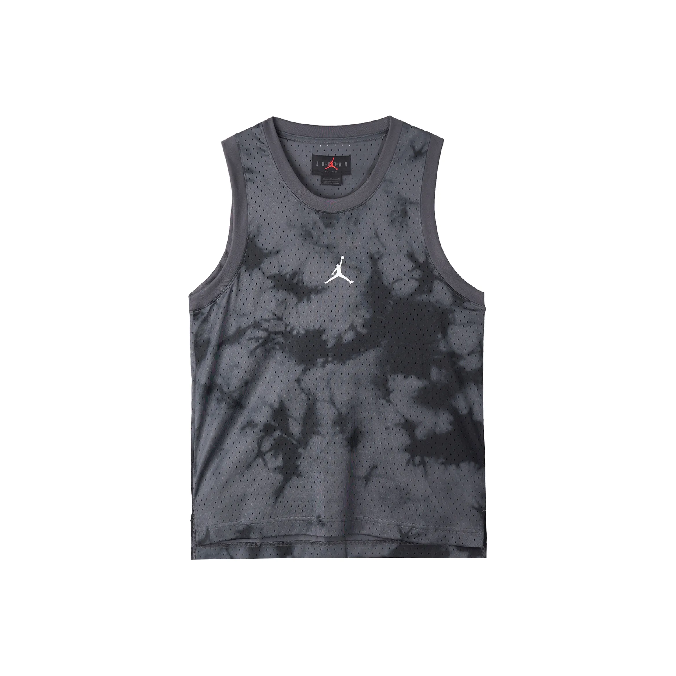 Jordan Men's Tie Dye Loose Fit Sleeveless Tank Black