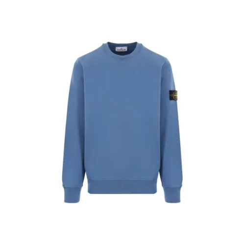 STONE ISLAND Синий Унисекс Свитшоты