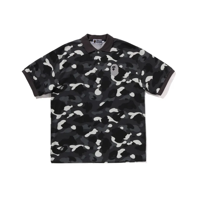 Bape City Camo Large Ape Head Relaxed Fit Polo