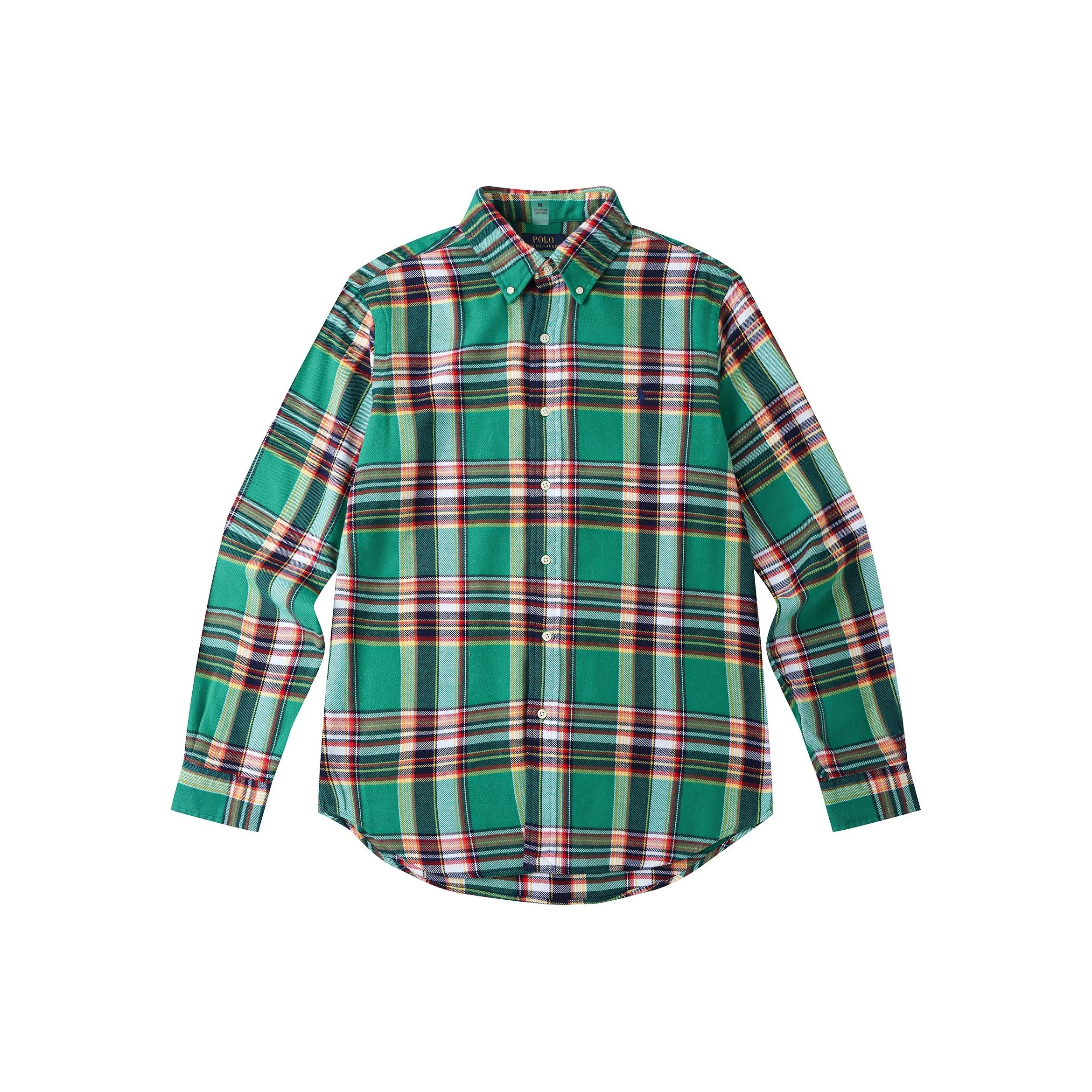 Polo Ralph Lauren SS24 Рубашка Мужская Зеленая