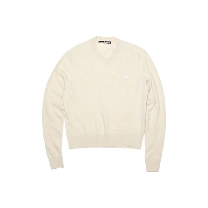 ACNE STUDIOS SS22 Свитер Унисекс Oatmeal