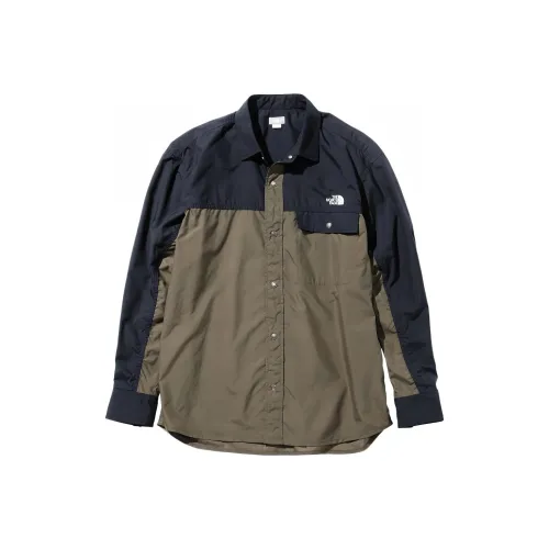 The North Face Зелёно-чёрные Мужские Рубашки
