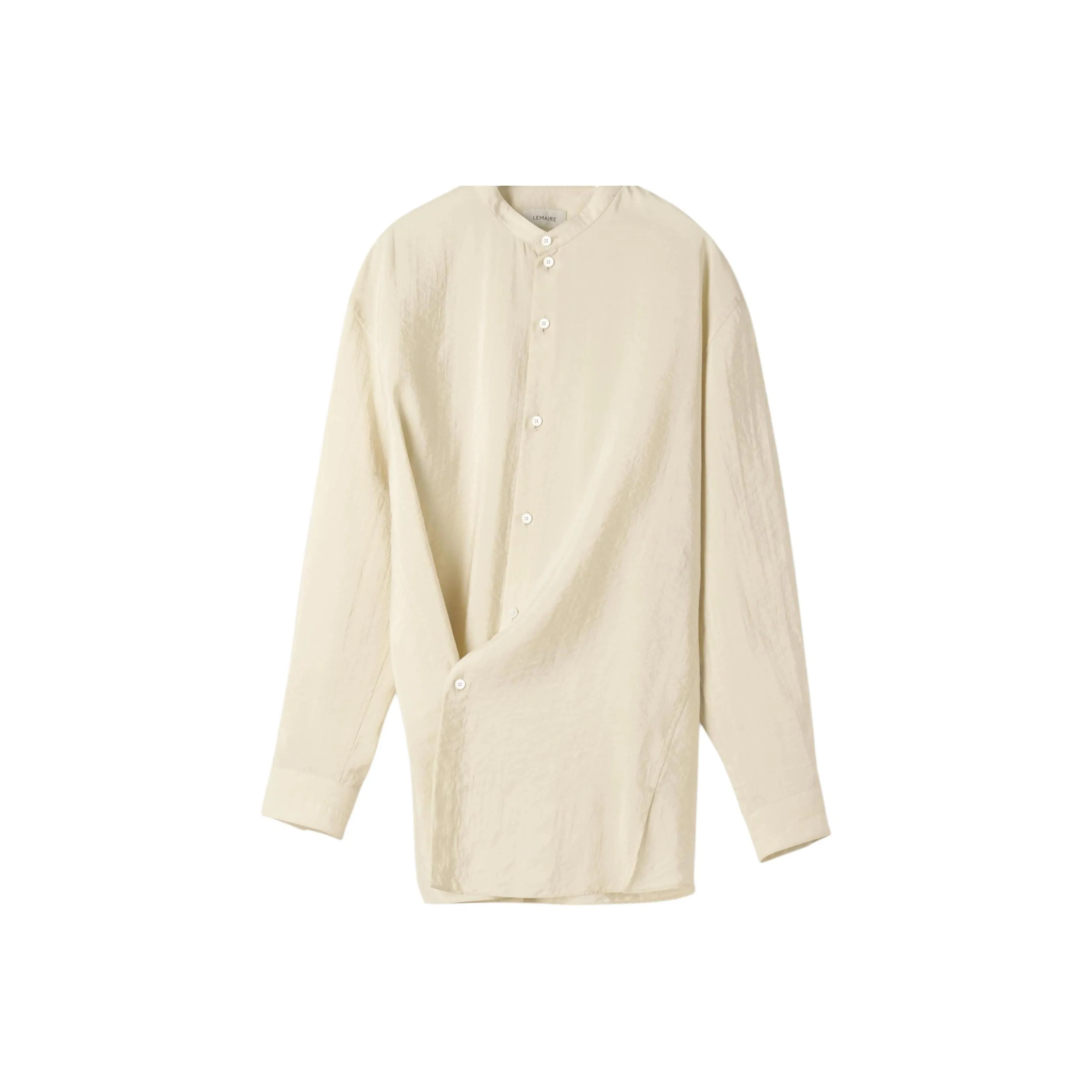 Lemaire Band collar Silk blend Shirt