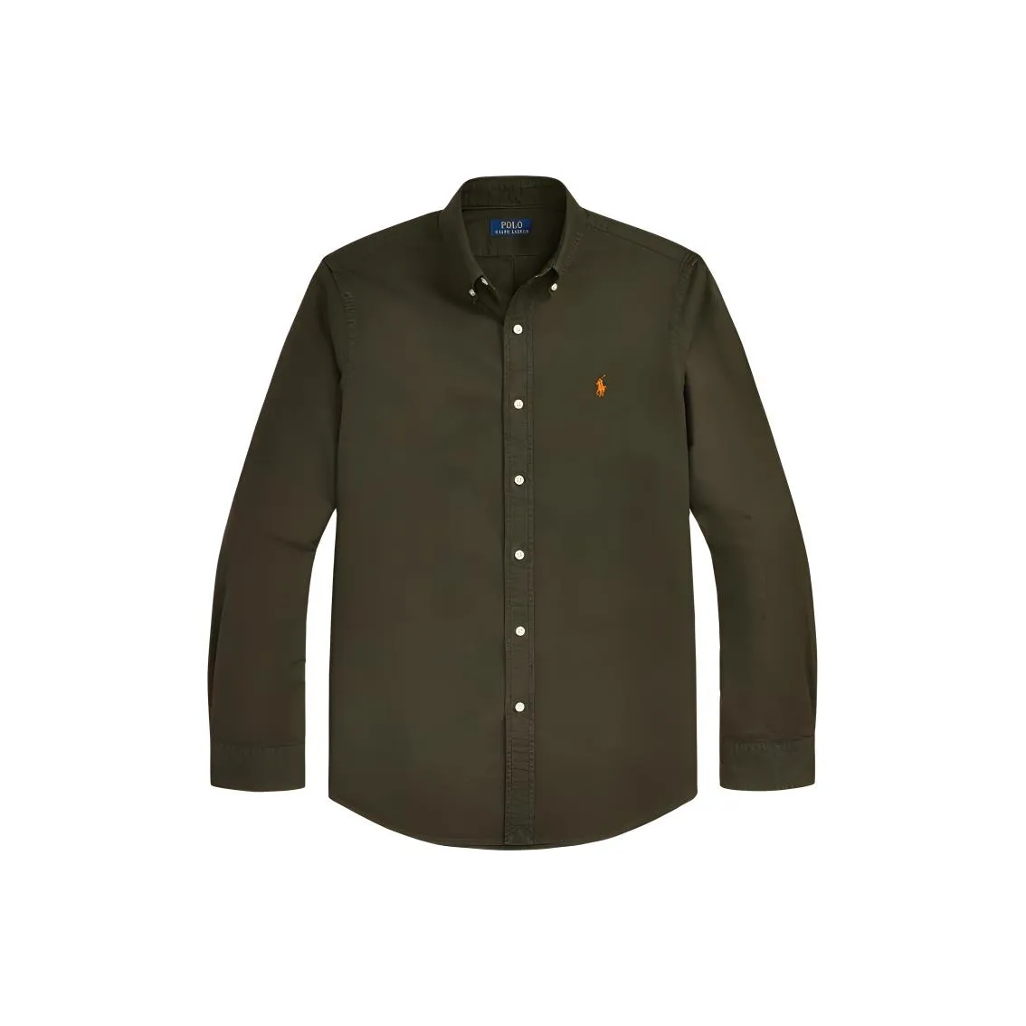 Polo Ralph Lauren FW24 Рубашка Мужская Оливково-Зеленая