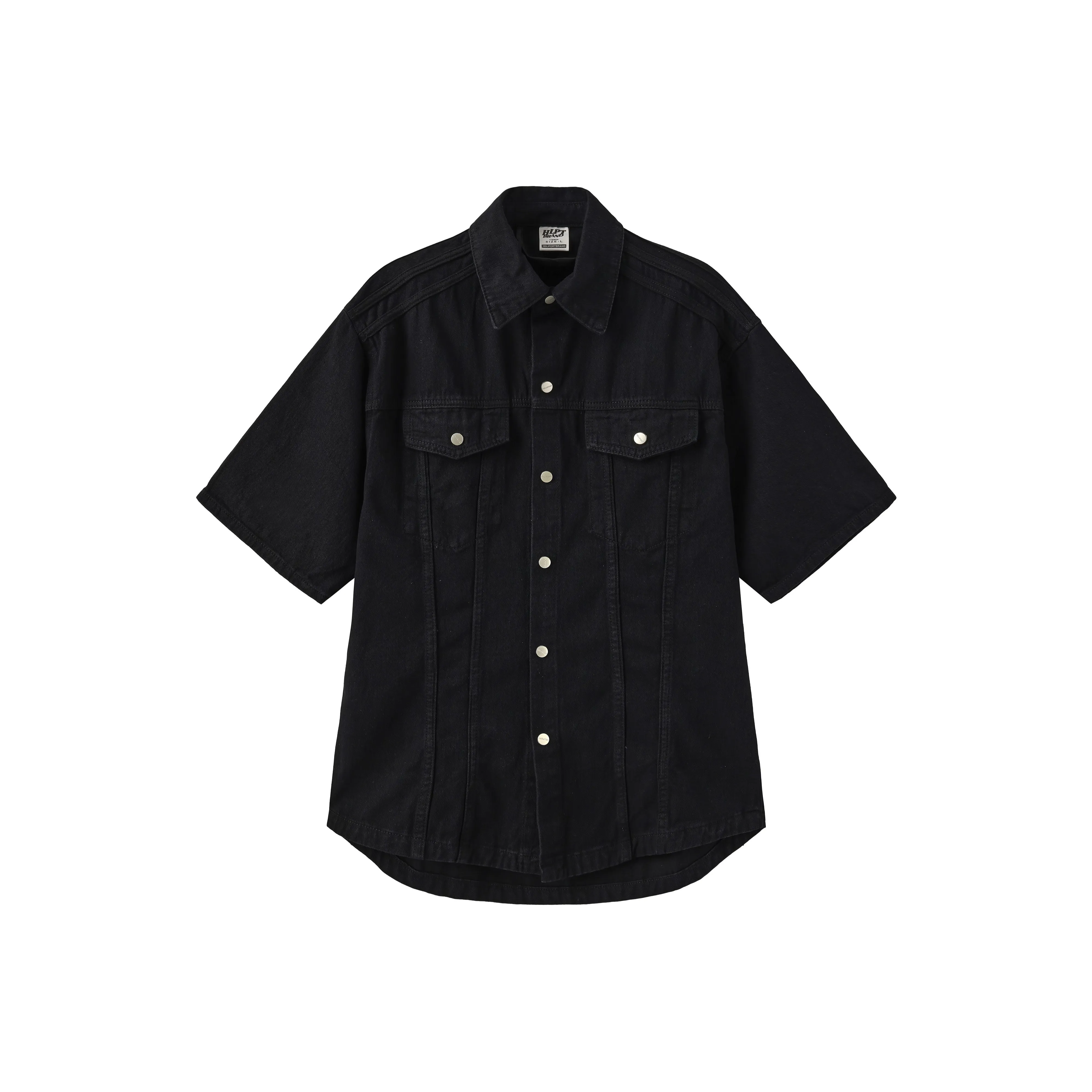 HELIPORT Черная унисекс рубашка