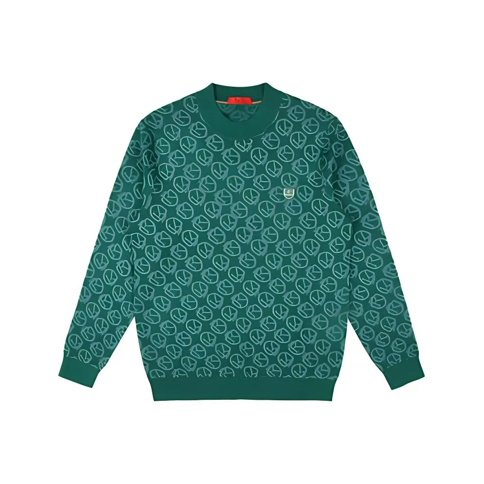 Raidy Boer Свитер Мужской Желтый Цветочный