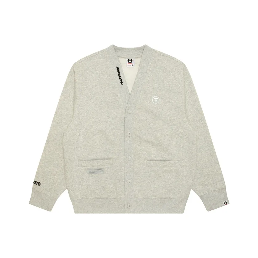 Aape FW24 Толстовка Мужской Белый Серый