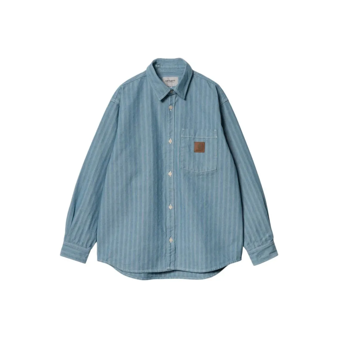 Carhartt WIP Blue Men's Shirts Кархарт WIP Синий Мужские Рубашки